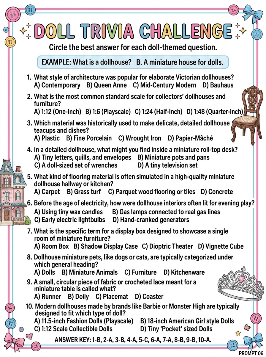 Example trivia challenge page created with AI prompts from Module 5